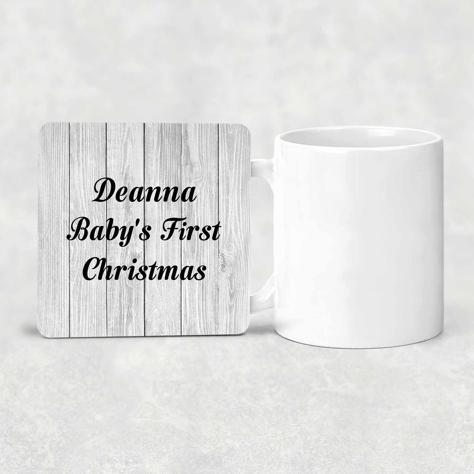 Deanna Baby's First Christmas - Drink Coaster F