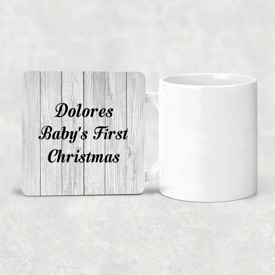 Dolores Baby's First Christmas - Drink Coaster F