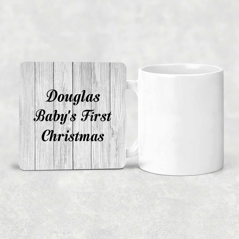 Douglas Baby's First Christmas - Drink Coaster F