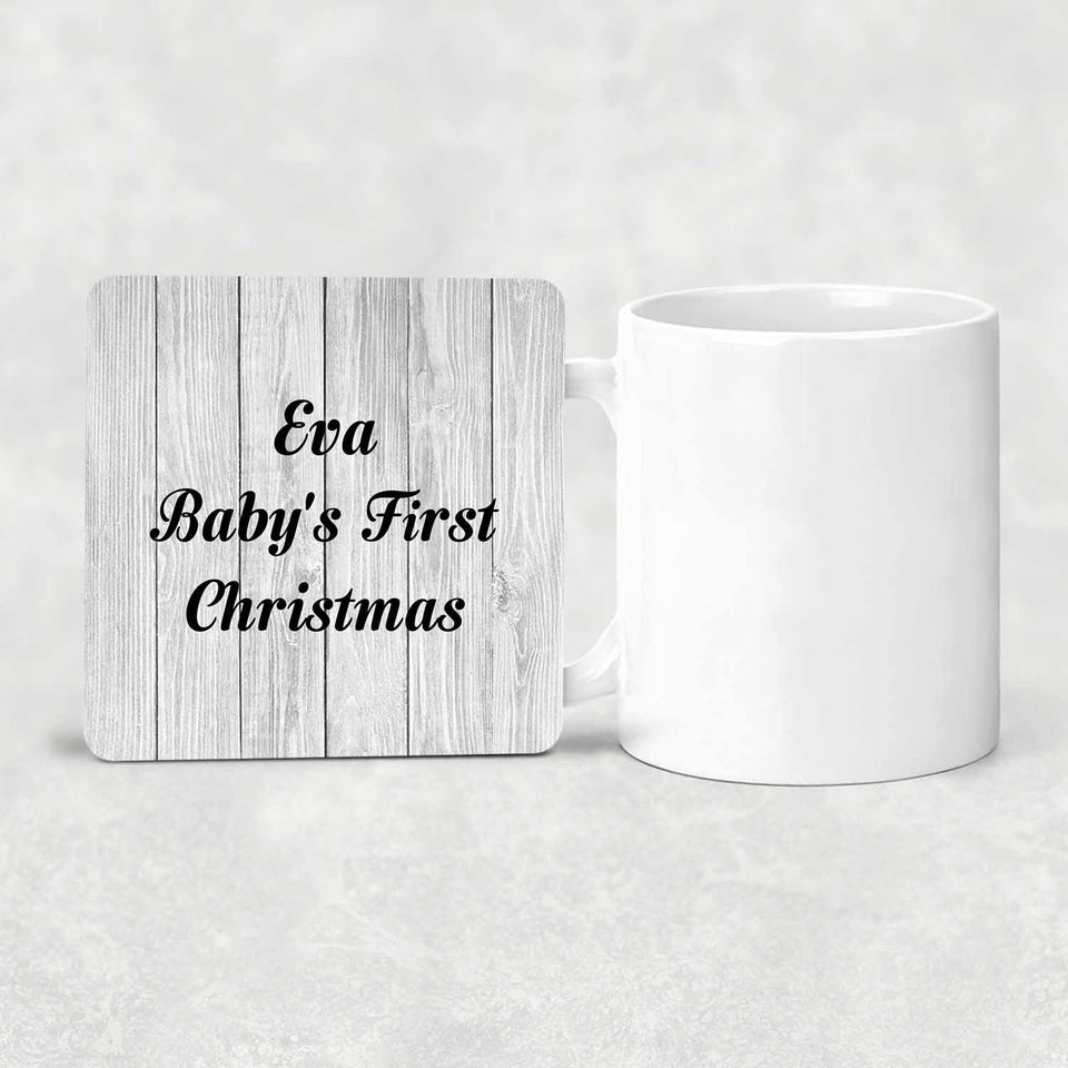 Eva Baby's First Christmas - Drink Coaster F