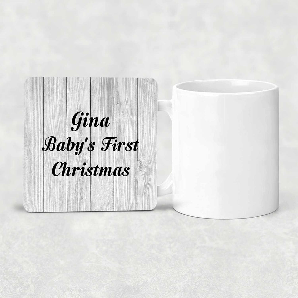 Gina Baby's First Christmas - Drink Coaster F
