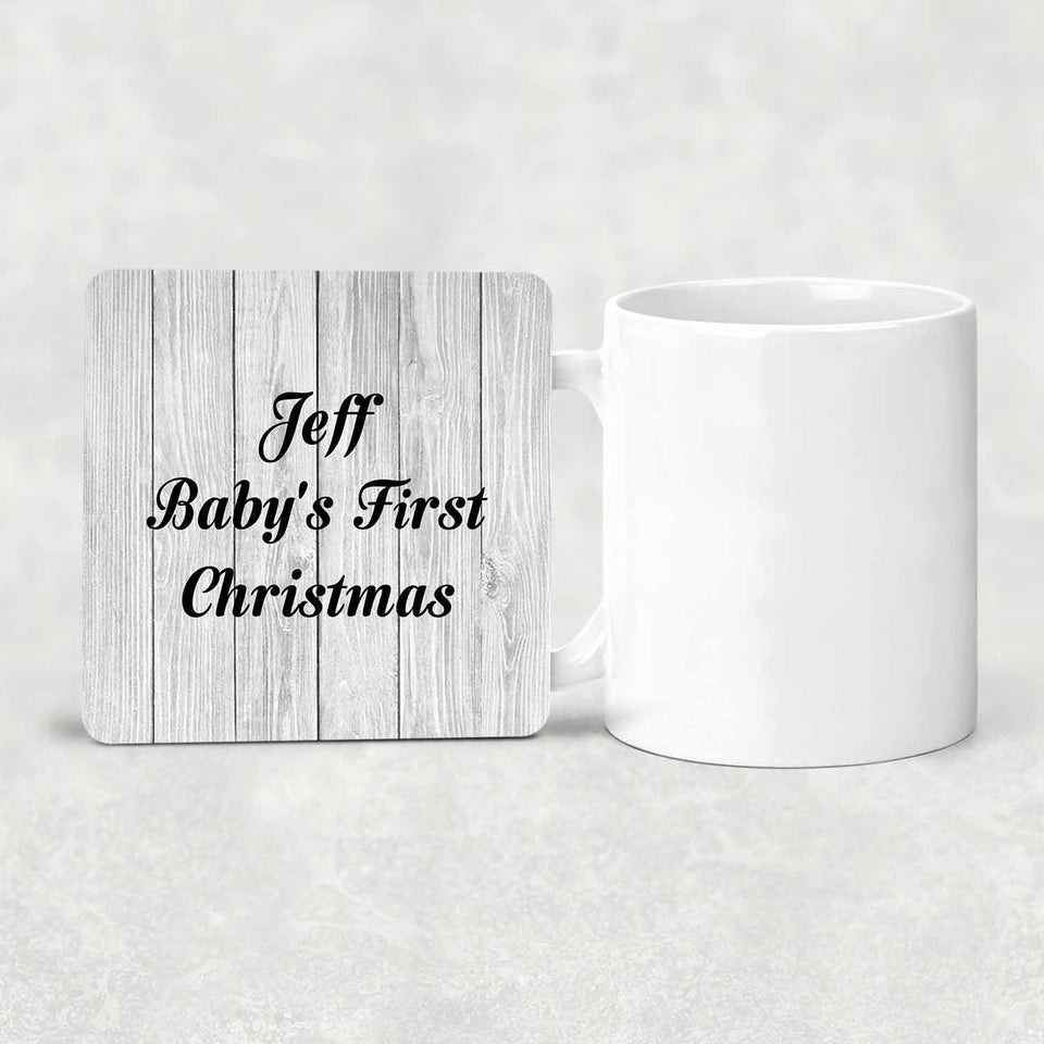 Jeff Baby's First Christmas - Drink Coaster F