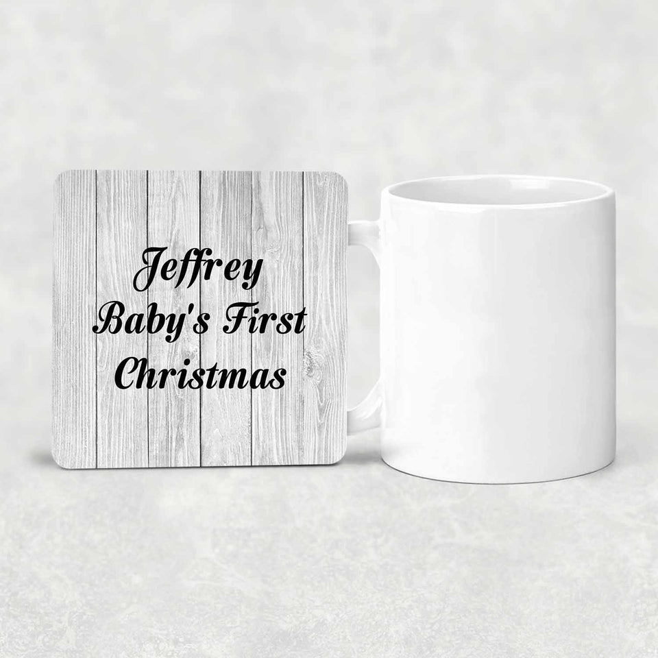 Jeffrey Baby's First Christmas - Drink Coaster F