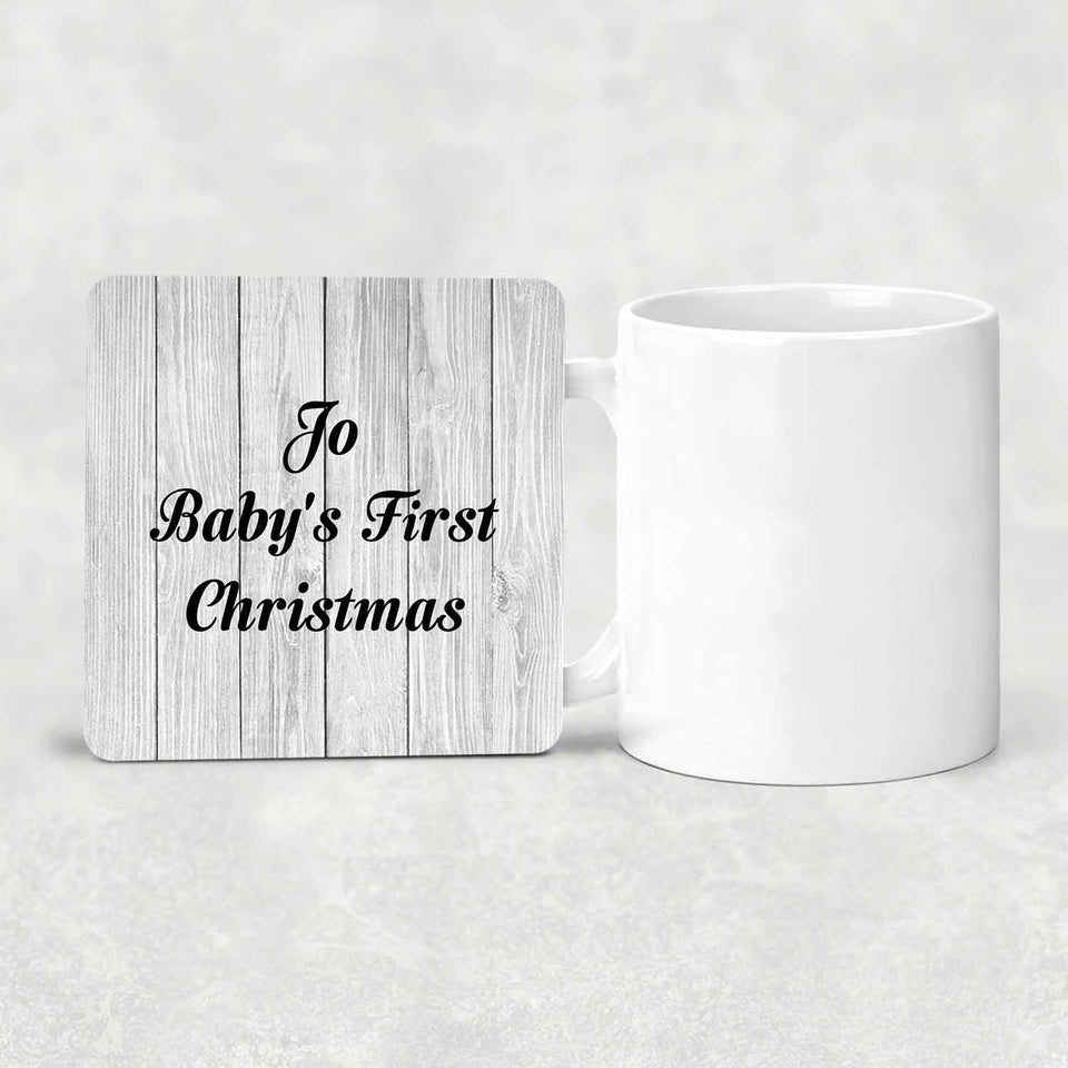 Jo Baby's First Christmas - Drink Coaster F