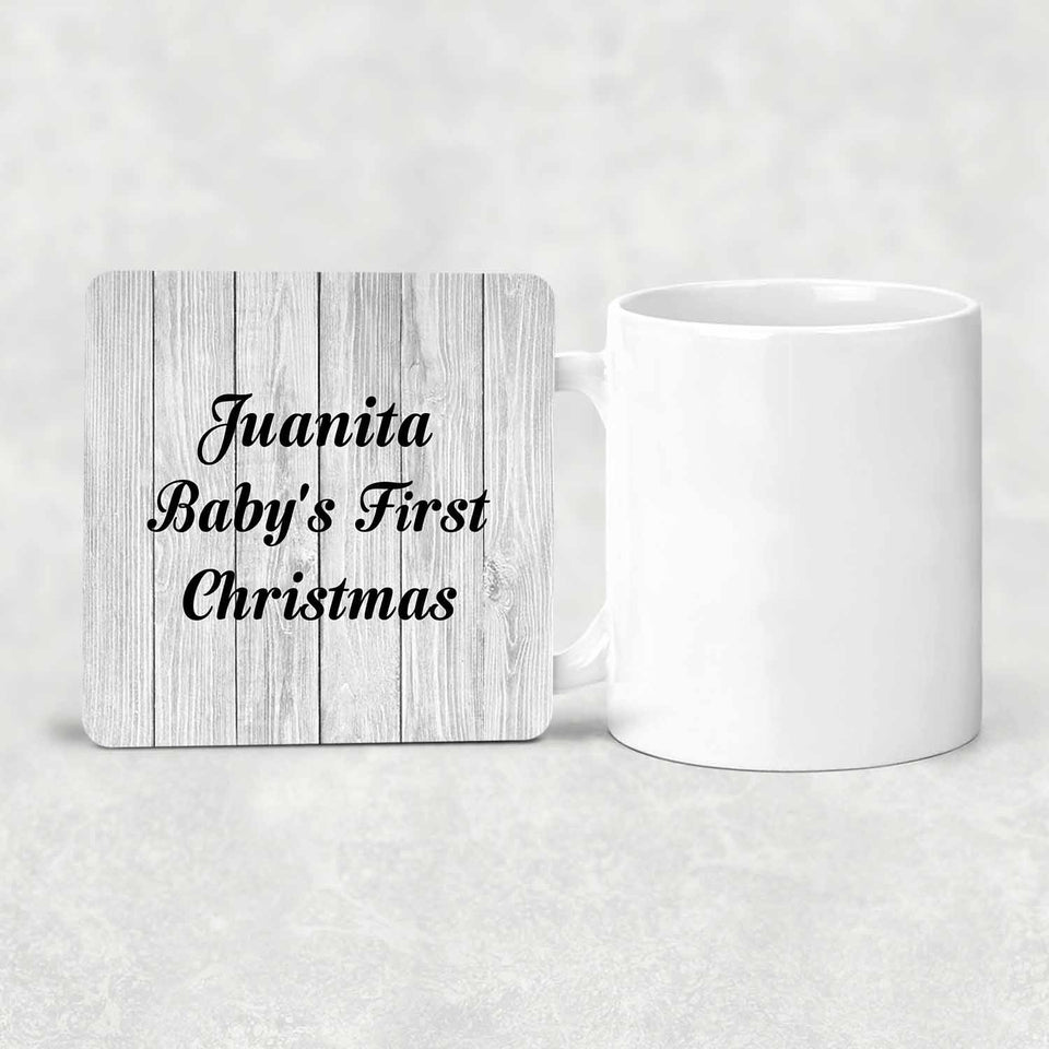 Juanita Baby's First Christmas - Drink Coaster F