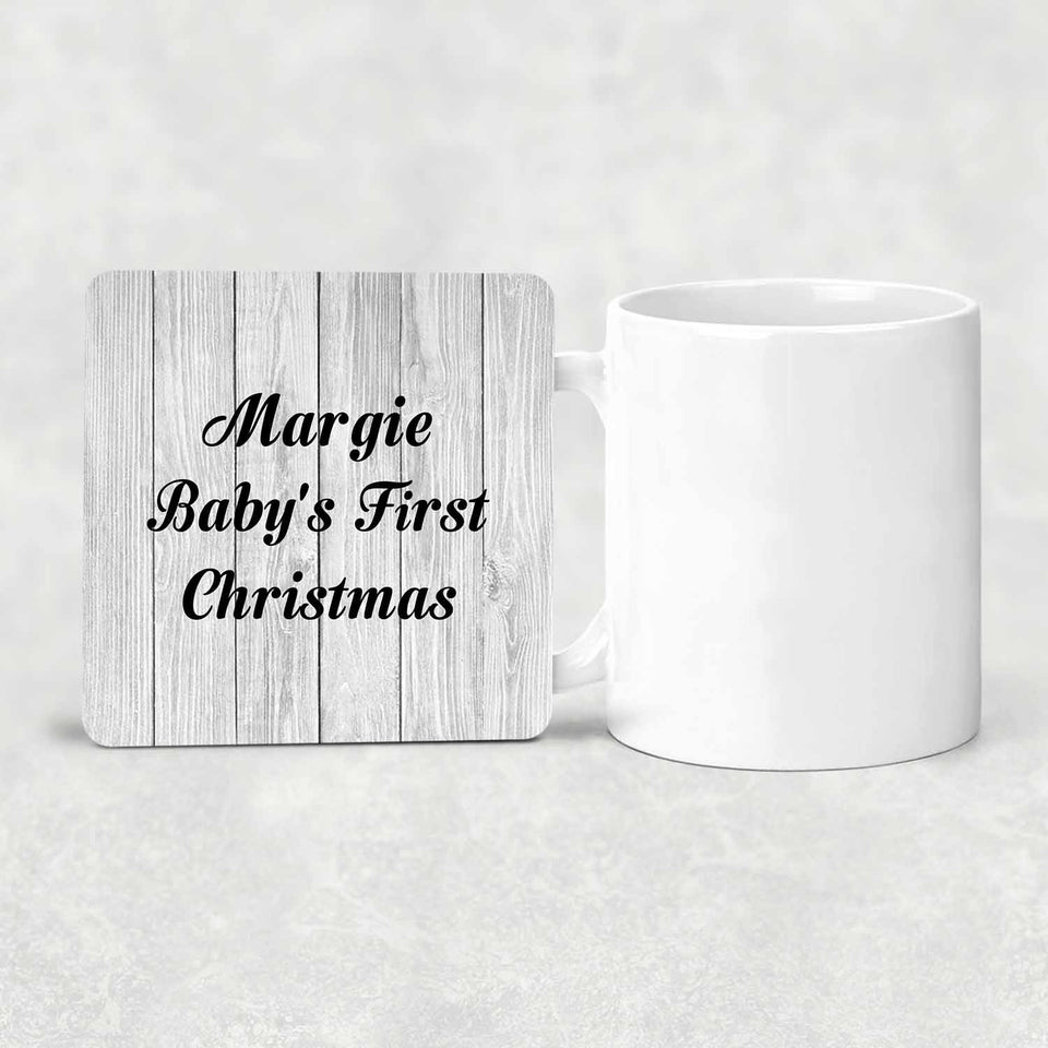 Margie Baby's First Christmas - Drink Coaster F