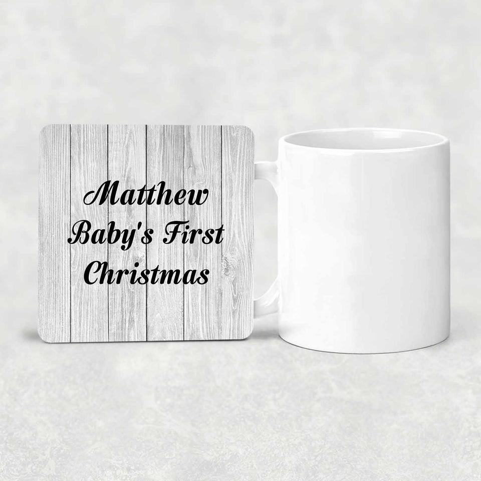 Matthew Baby's First Christmas - Drink Coaster F