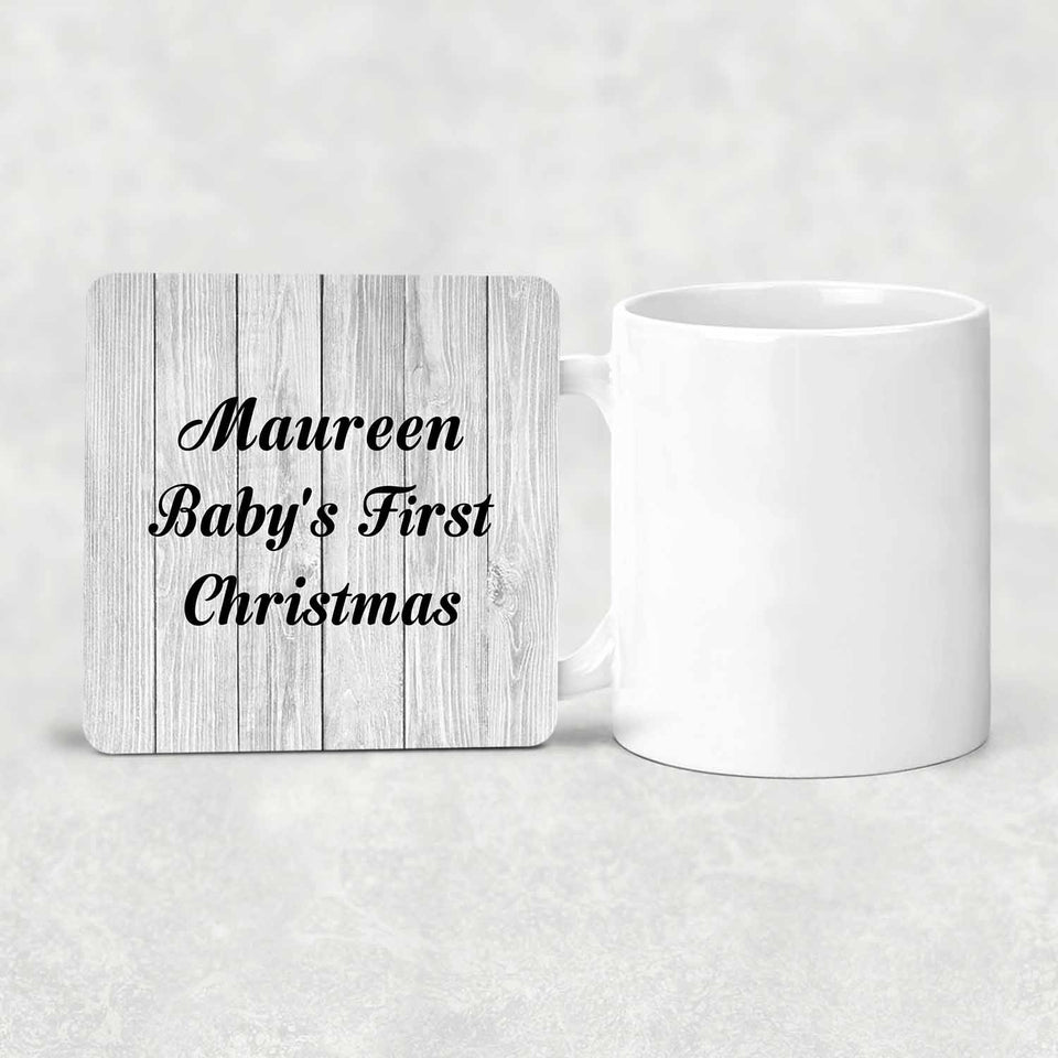 Maureen Baby's First Christmas - Drink Coaster F
