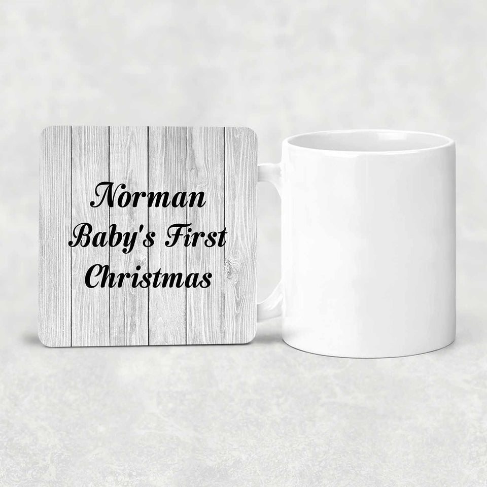 Norman Baby's First Christmas - Drink Coaster F