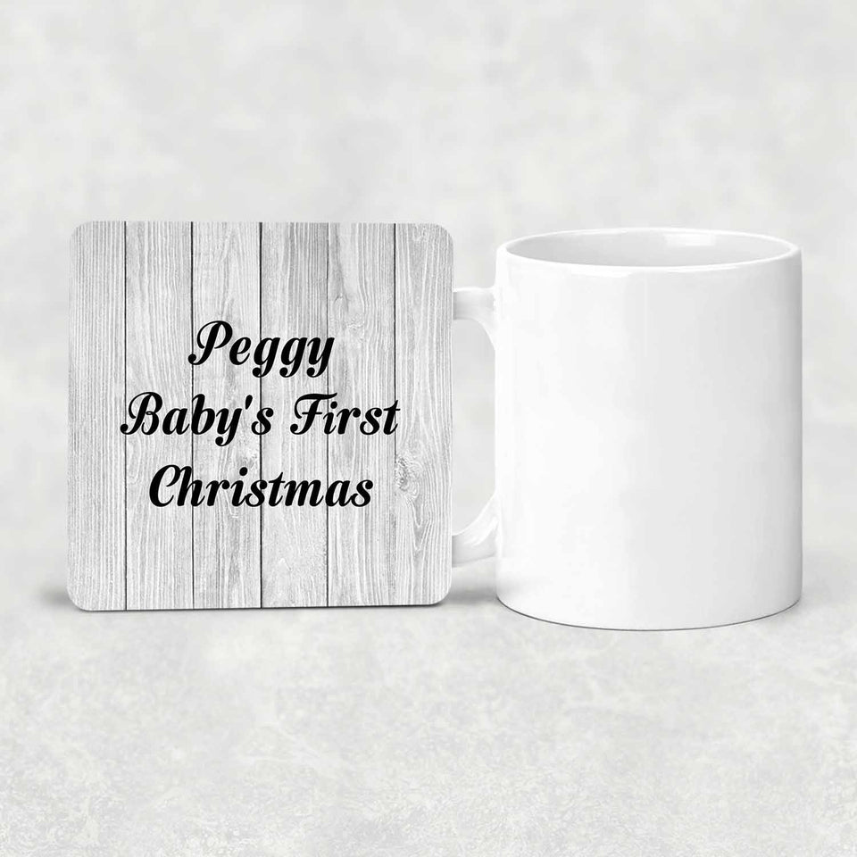 Peggy Baby's First Christmas - Drink Coaster F