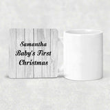 Samantha Baby's First Christmas - Drink Coaster F