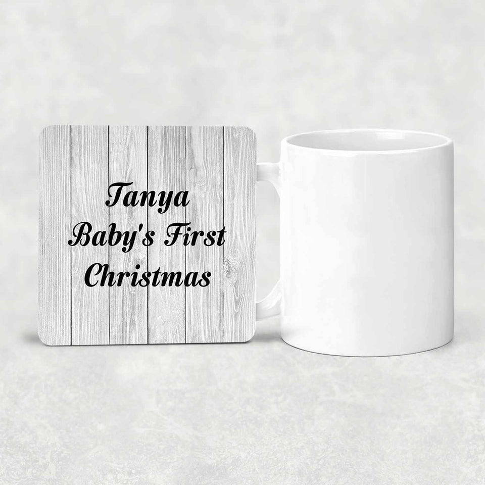 Tanya Baby's First Christmas - Drink Coaster F