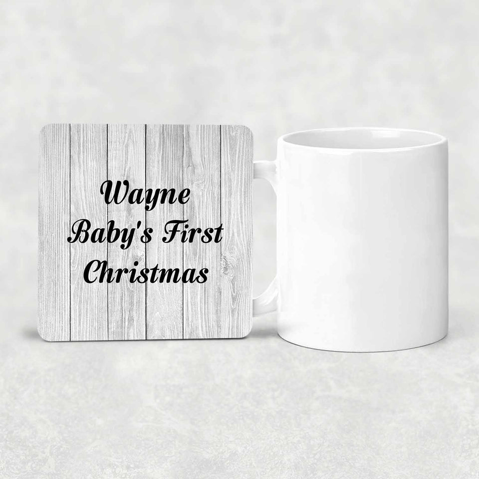 Wayne Baby's First Christmas - Drink Coaster F