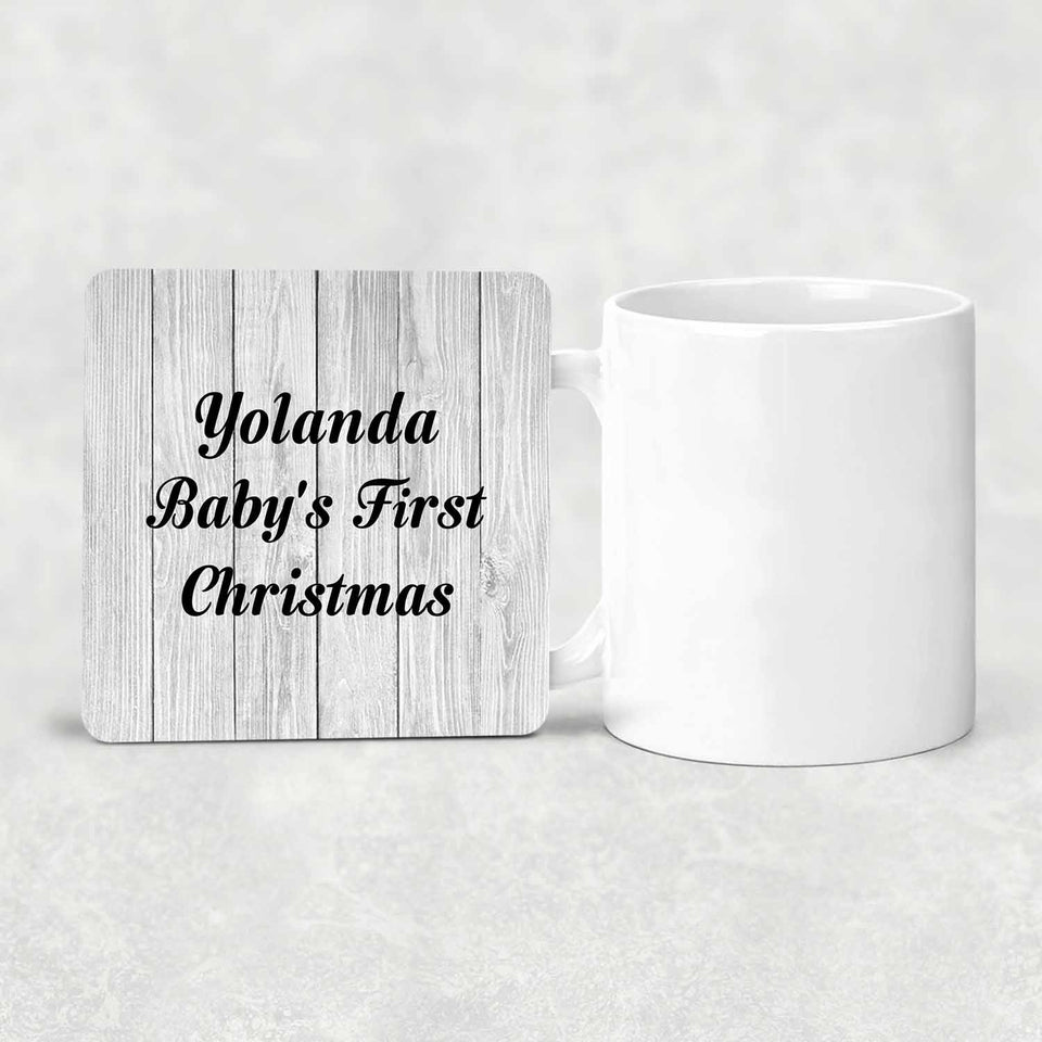 Yolanda Baby's First Christmas - Drink Coaster F