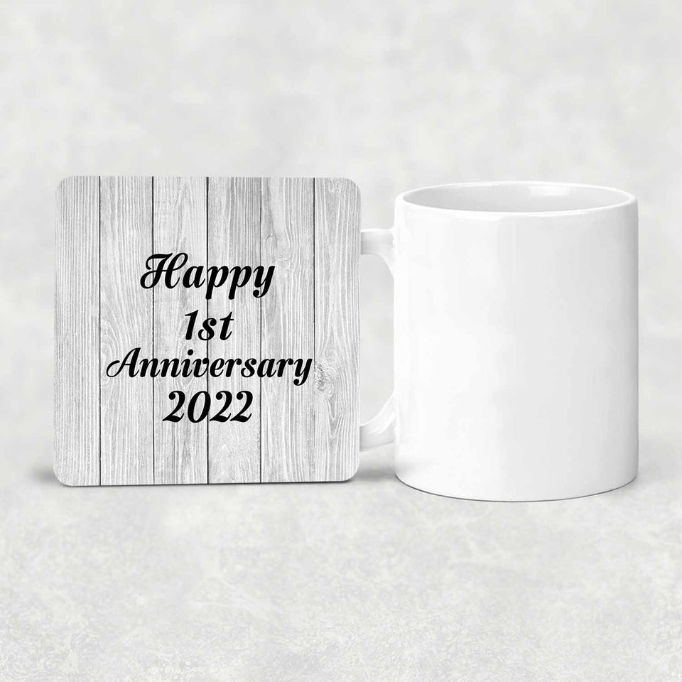 Happy 1st Anniversary 2022 - Drink Coaster F