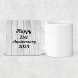 Happy 21st Anniversary 2023 - Drink Coaster F