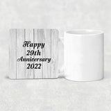 Happy 29th Anniversary 2022 - Drink Coaster F