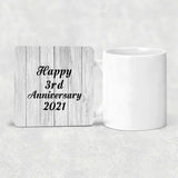 Happy 3rd Anniversary 2021 - Drink Coaster F