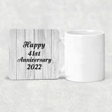 Happy 41st Anniversary 2022 - Drink Coaster F
