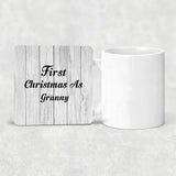 First Christmas As Granny - Drink Coaster F