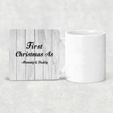First Christmas As Mommy & Daddy - Drink Coaster F