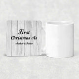 First Christmas As Mother & Father - Drink Coaster F