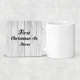 First Christmas As Nurse - Drink Coaster F