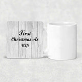 First Christmas As Wife - Drink Coaster F