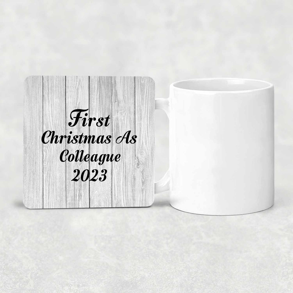 First Christmas As Colleague 2023 - Drink Coaster F