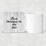 First Christmas As Kid 2021 - Drink Coaster F