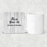 First Year As Grandma & Grandpa - Drink Coaster F