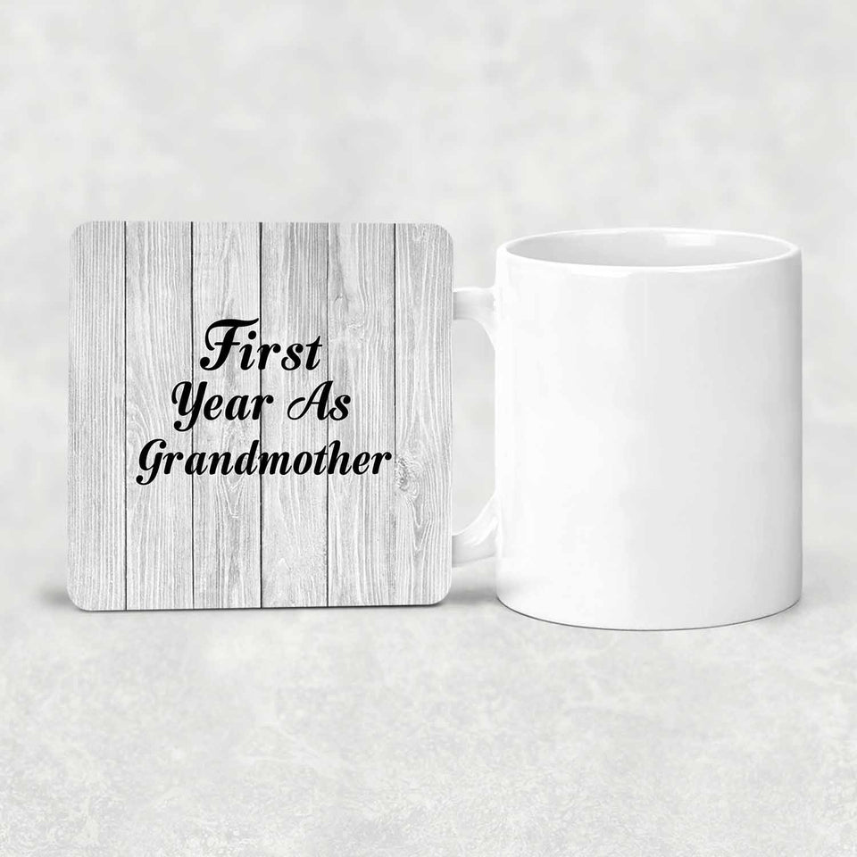 First Year As Grandmother - Drink Coaster F