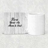 First Year As Mom & Dad - Drink Coaster F