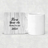 First Year As Brother In Law 2024 - Drink Coaster F