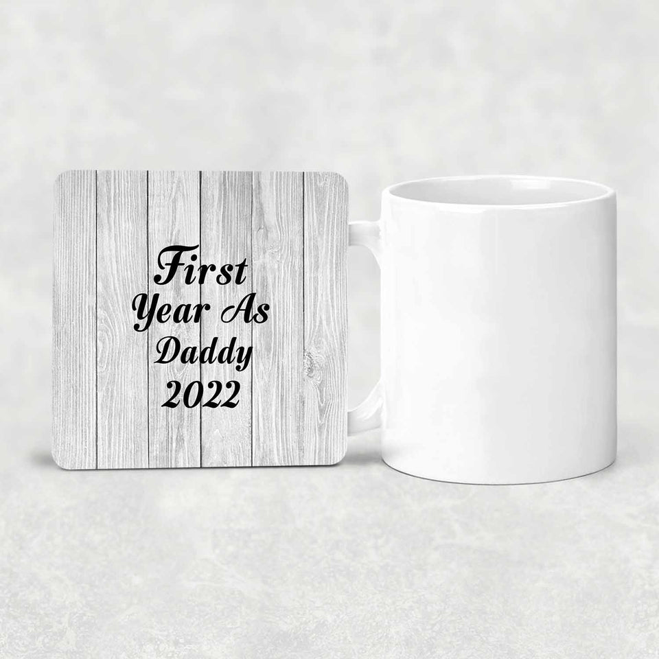 First Year As Daddy 2022 - Drink Coaster F