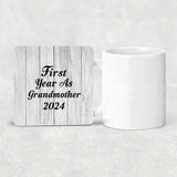 First Year As Grandmother 2024 - Drink Coaster F