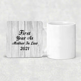 First Year As Mother In Law 2021 - Drink Coaster F