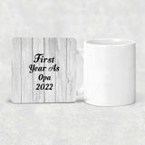 First Year As Opa 2022 - Drink Coaster F