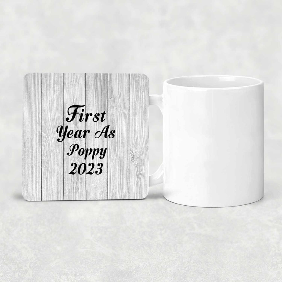 First Year As Poppy 2023 - Drink Coaster F