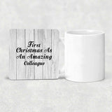 First Christmas As An Amazing Colleague - Drink Coaster F