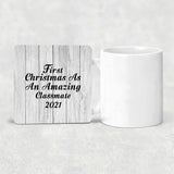 First Christmas As An Amazing Classmate 2021 - Drink Coaster F