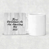 First Christmas As An Amazing Kid 2022 - Drink Coaster F