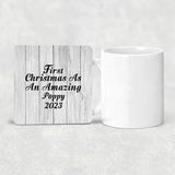 First Christmas As An Amazing Poppy 2023 - Drink Coaster F