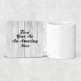 First Year As An Amazing Niece - Drink Coaster F