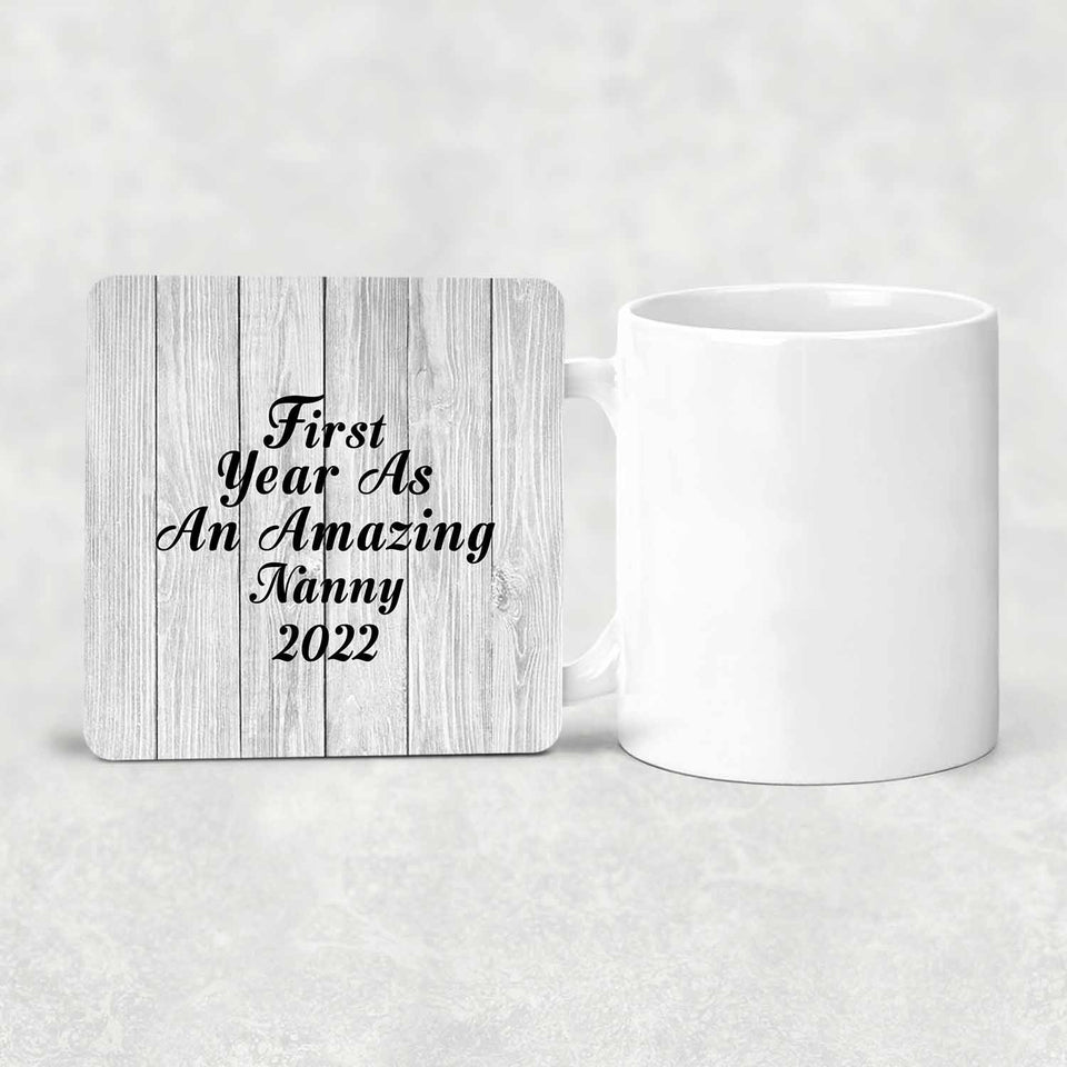 First Year As An Amazing Nanny 2022 - Drink Coaster F