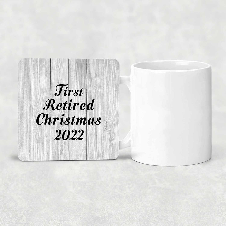 First Retired Christmas 2022 - Drink Coaster F
