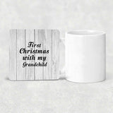 First Christmas With My Grandchild - Drink Coaster F