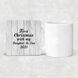 First Christmas With My Daughter In Law 2021 - Drink Coaster F