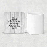 First Christmas With My Father In Law 2022 - Drink Coaster F