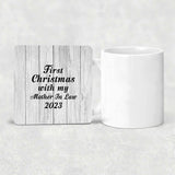 First Christmas With My Mother In Law 2023 - Drink Coaster F